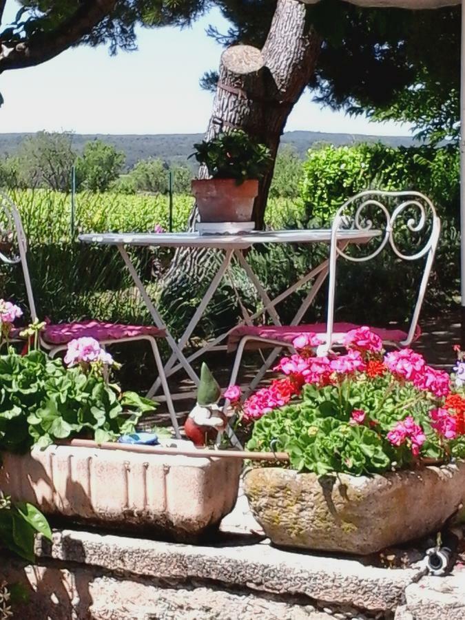 Bed and Breakfast Vents D'Anges Sainte-Cécile-les-Vignes Exterior foto